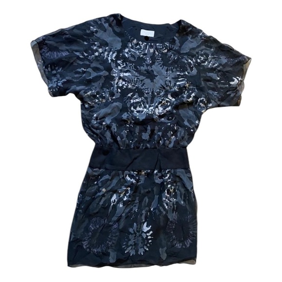 Adam Lippes Silk Mini Dress – Slouchy Floral Print, See Measurements - Picture 1 of 7